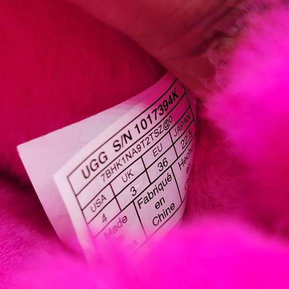 Ugg Bailey Bow II Girls Size 4 Pink Blossom Boots Pull On Casual Walking School - Picture 10 of 14